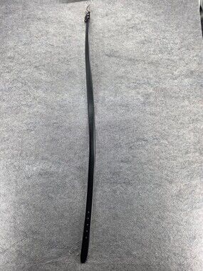 Chaps Belt Mens 42 Black Leather